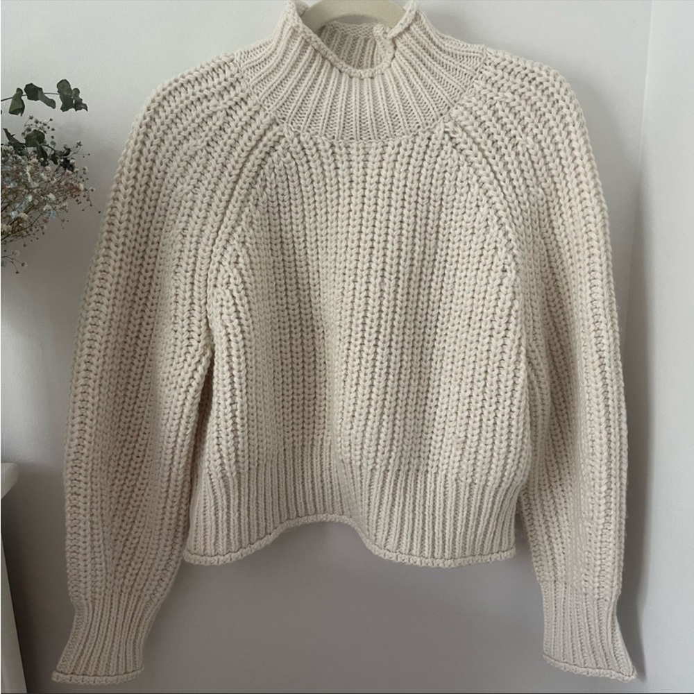 H&M creamy chunky knit sweater